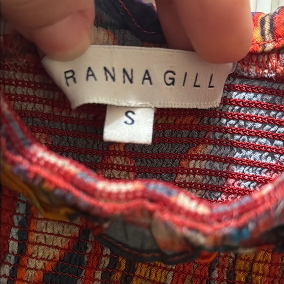 Ranna Gill Multicolor Knit Crop Top - Picture 2 of 2